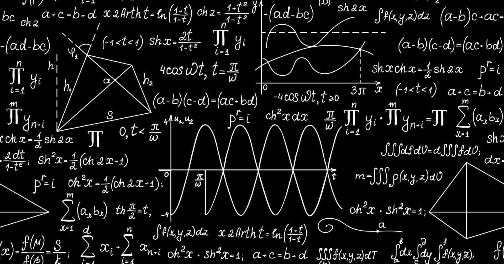 Mathematical background pattern